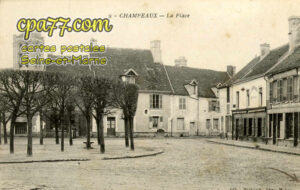 Champeaux (Seine-et-Marne) - La Place 8