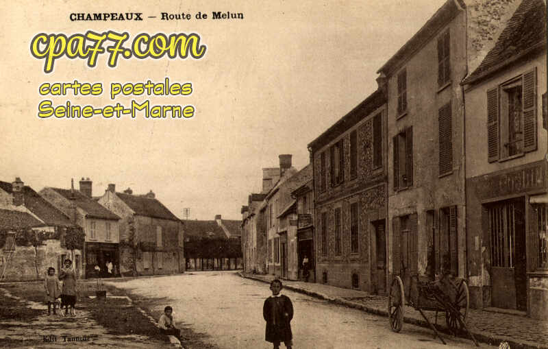 Champeaux (Seine-et-Marne) - Route de Melun
