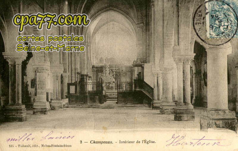 Champeaux (Seine-et-Marne) - Intérieur de l&rsquo;Eglise