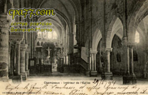 Champeaux (Seine-et-Marne) - Intérieur de l&rsquo;Eglise