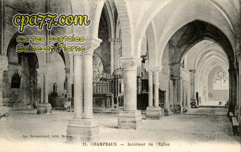 Champeaux (Seine-et-Marne) - Intérieur de l&rsquo;Eglise