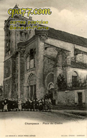 Champeaux (Seine-et-Marne) - Place du Cloître