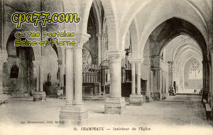 Champeaux (Seine-et-Marne) - Intérieur de l&rsquo;Eglise