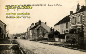 La Chapelle Gauthier (Seine-et-Marne) - Route de Melun