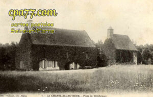 La Chapelle Gauthier (Seine-et-Marne) - Poste de Villefermoy