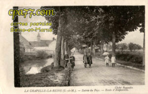 La Chapelle La Reine (Seine-et-Marne) - Entrée du Pays – Route d’Amponville