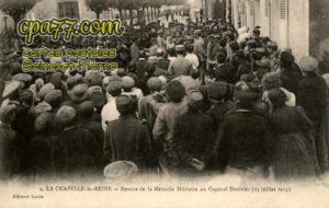 La Chapelle La Reine (Seine-et-Marne) - Remise de la Médaille Militaire au Caporal Duvivier (23 Juillet 1915)
