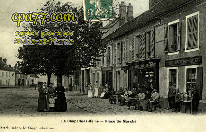 La Chapelle La Reine (Seine-et-Marne) - Place du Marché