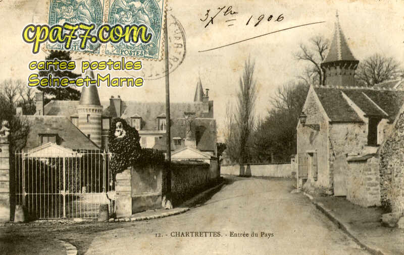 Chartrettes (Seine-et-Marne) - Entrée du Pays