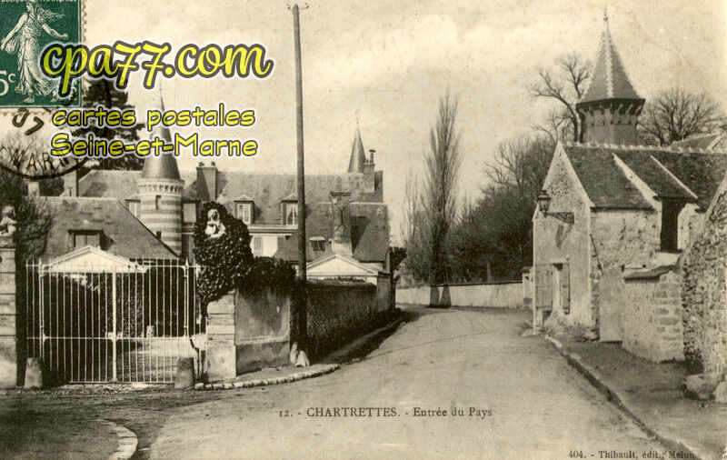 Chartrettes (Seine-et-Marne) - Entrée du Pays