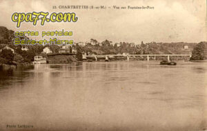 Chartrettes (Seine-et-Marne) - Vue sur Fontaine-le-Port