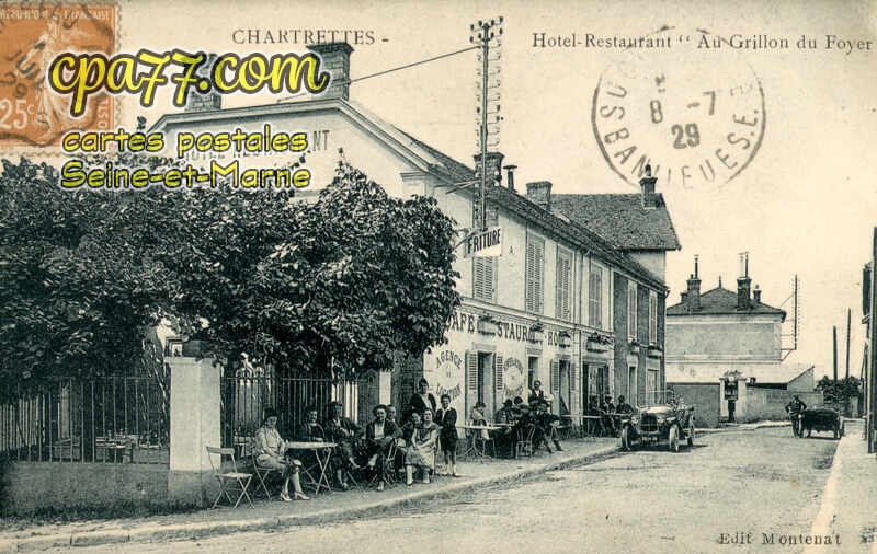 Chartrettes (Seine-et-Marne) - Hôtel-Restaurant « Au Grillon du Foyer »