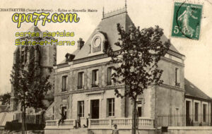 Chartrettes (Seine-et-Marne) - Eglise et Nouvelle mairie