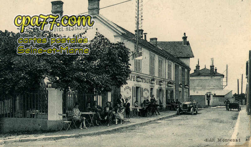 Chartrettes (Seine-et-Marne) - Hôtel-Restaurant  » Au Grillon du Foyer « 