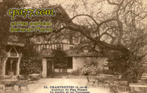 Chartrettes (Seine-et-Marne) - Auberge du Puy Fleuri – Le Jardin et les Terrasses