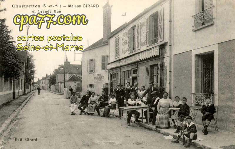 Chartrettes (Seine-et-Marne) - Maison Girard et Grande Rue