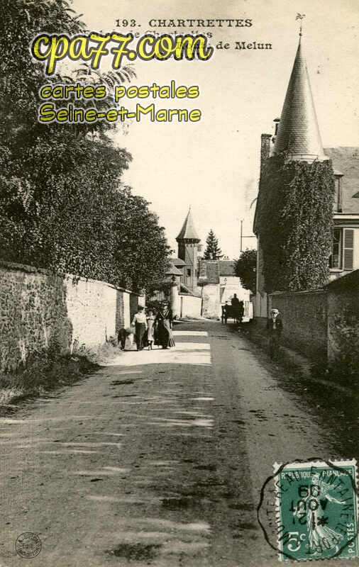 Chartrettes (Seine-et-Marne) - Entrée de Chartrettes – Route de Melun