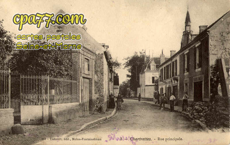 Chartrettes (Seine-et-Marne) - Rue Principale