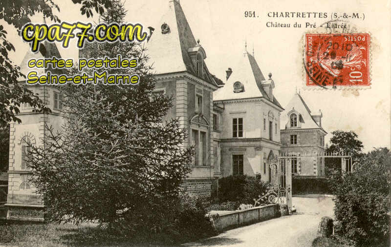 Chartrettes (Seine-et-Marne) - Château du Pré – Entrée