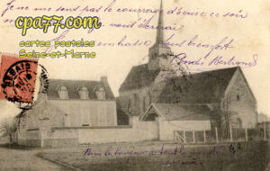 Chartronges (Seine-et-Marne) - Vue de l&rsquo;Eglise