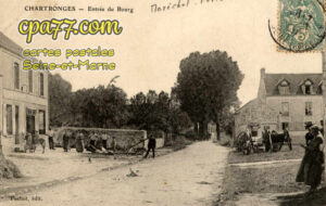 Chartronges (Seine-et-Marne) - Entrée du Bourg