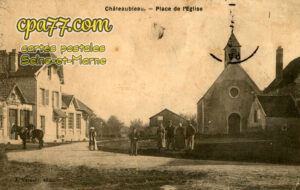 Châteaubleau (Seine-et-Marne) - Place de l&rsquo;Eglise