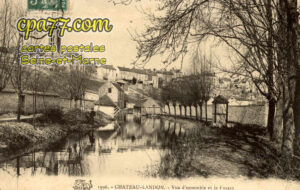 Château Landon (Seine-et-Marne) - Vue d&rsquo;ensemble et le Fusain