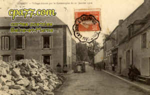 Château Landon (Seine-et-Marne) - Village détruit par la catastrophe du 21 Janvier 1910