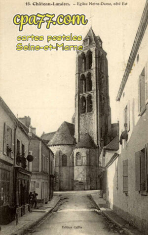 Château Landon (Seine-et-Marne) - Eglise Notre-Dame, côté Est