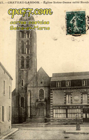 Château Landon (Seine-et-Marne) - Eglise Notre-Dame (côté Nord)