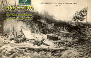 Château Landon (Seine-et-Marne) - Le Village de Lorroy détruit – Une Rue