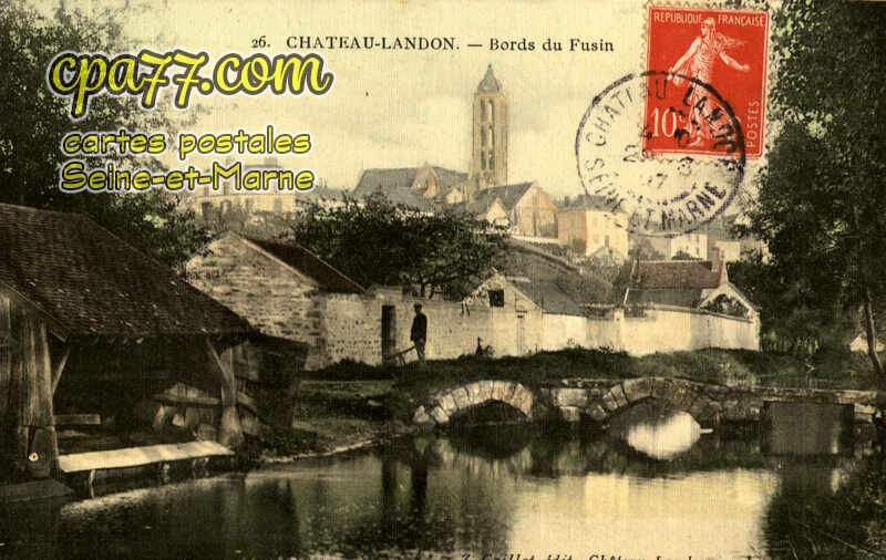 Château Landon (Seine-et-Marne) - Bords du Fusain