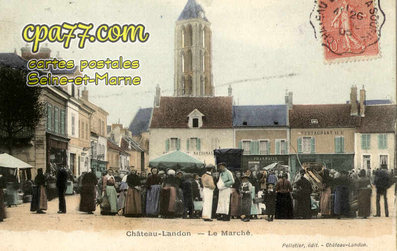 Château Landon (Seine-et-Marne) - Le Marché