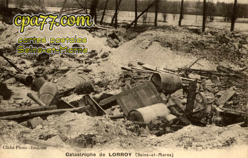 Château Landon (Seine-et-Marne) - Catastrophe de Lorroy