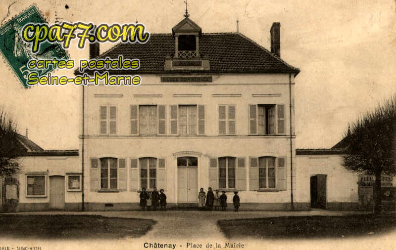Châtenay Sur Seine (Seine-et-Marne) - Place de la Mairie