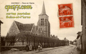 Châtenay Sur Seine (Seine-et-Marne) - Place de l&rsquo;Eglise