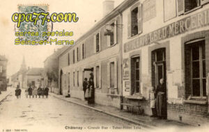 Châtenay Sur Seine (Seine-et-Marne) - Grande Rue – Tabac – Hôtel Lelu