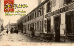 Châtenay Sur Seine (Seine-et-Marne) - Grande Rue – Tabac – Hôtel Lelu