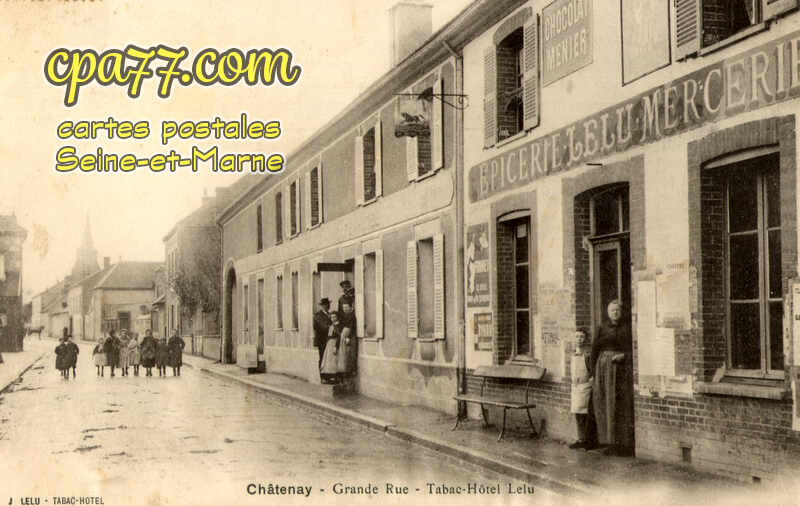 Châtenay Sur Seine (Seine-et-Marne) - Grande-Rue – Tabac-Hôtel Lelu