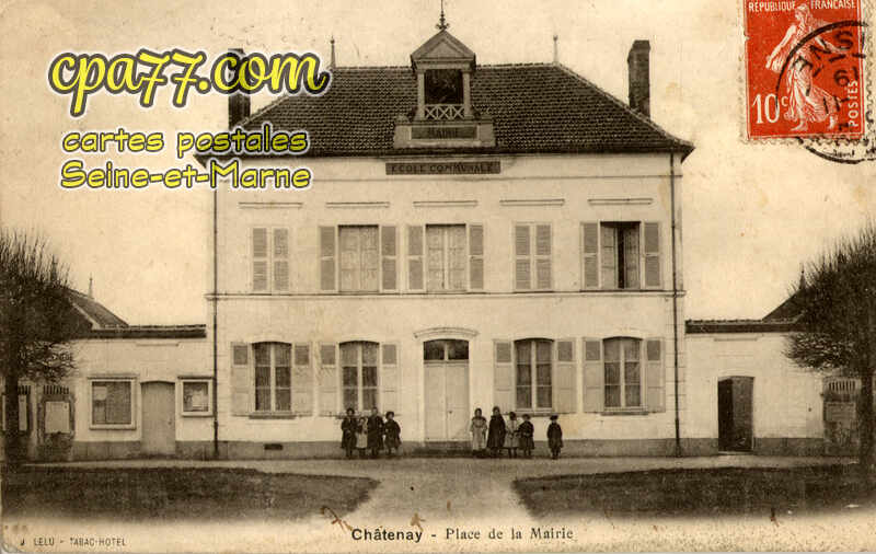 Châtenay Sur Seine (Seine-et-Marne) - Place de la Mairie