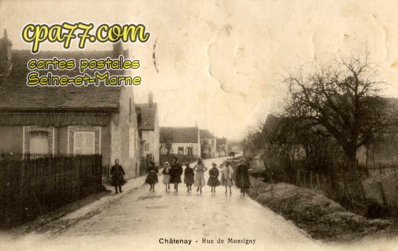Châtenay Sur Seine (Seine-et-Marne) - Rue de Montigny