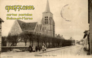 Châtenay Sur Seine (Seine-et-Marne) - Place de l&rsquo;Eglise