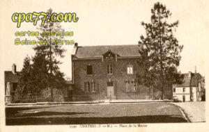 Châtres (Seine-et-Marne) - Place de la Mairie