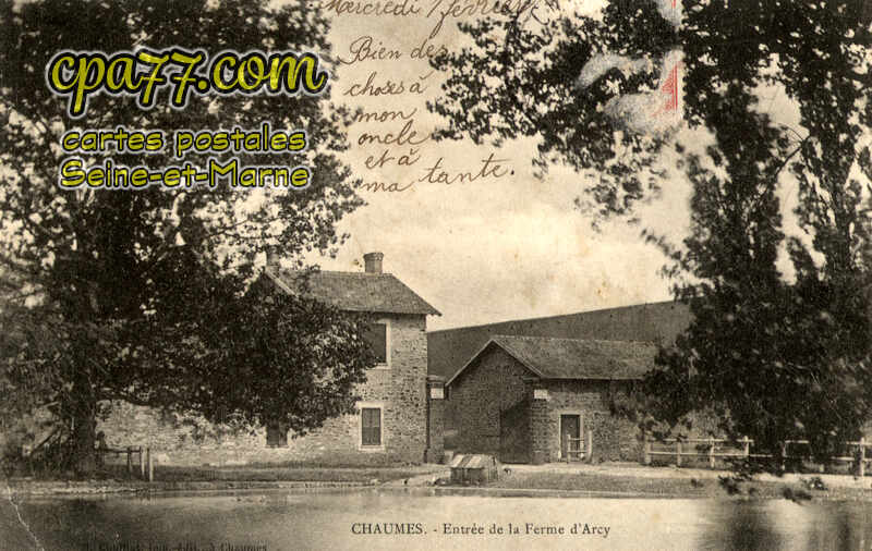 Chaumes En Brie (Seine-et-Marne) - Entrée de la Ferme d&rsquo;Arcy