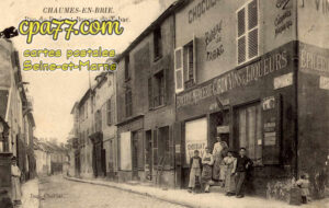 Chaumes En Brie (Seine-et-Marne) - Rue de Paris et Bureau de Tabac