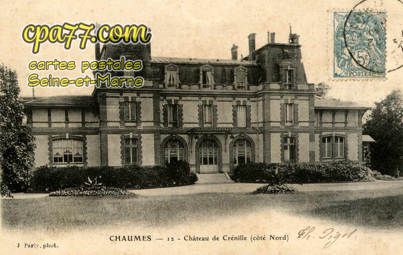 Chaumes En Brie (Seine-et-Marne) - Château de Crénille (côté Nord)