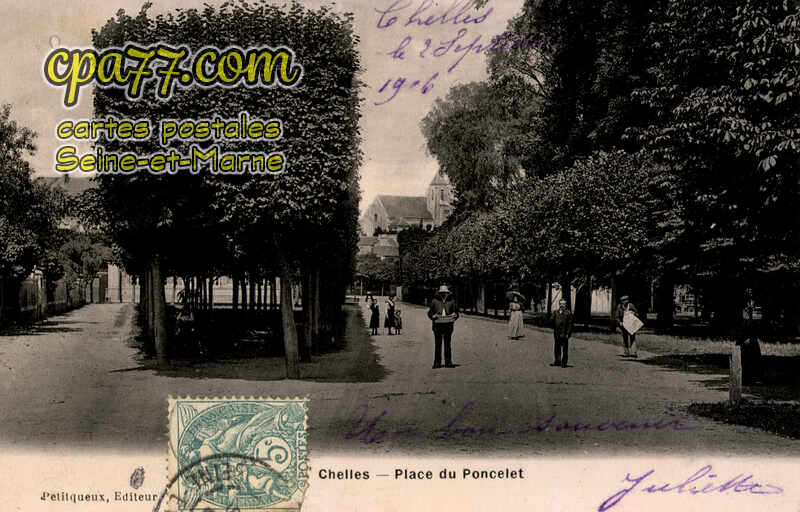 Chelles (Seine-et-Marne) - Place du Poncelet