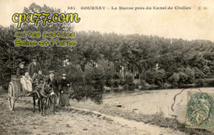 Chelles (Seine-et-Marne) - La Marne près du Canal de Chelles