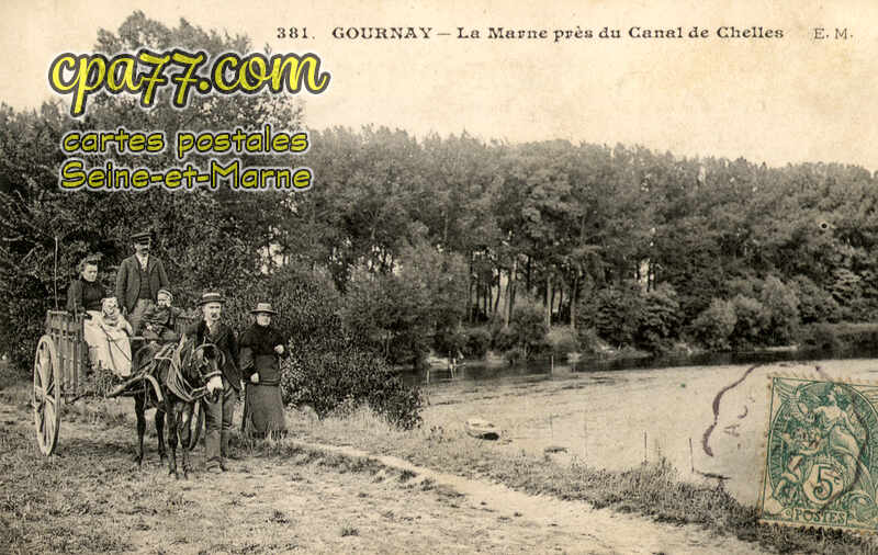 Chelles (Seine-et-Marne) - La Marne près du Canal de Chelles