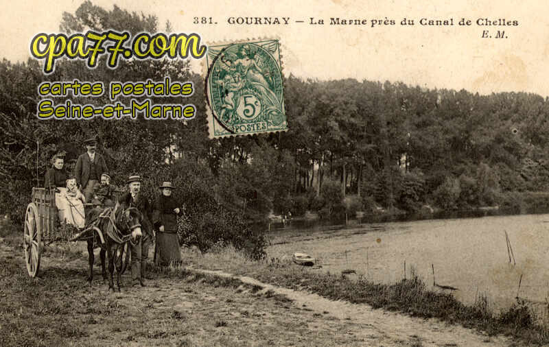 Chelles (Seine-et-Marne) - La Marne près du Canal de Chelles